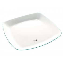 Haus Plato Cuadrado Turquesa Doble Fondo-ComercializadoraZeus- 1037149671