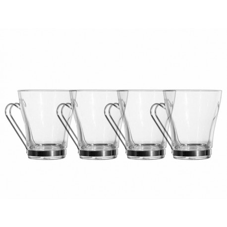 Bormioli Set de 4 Tarros para Capuchino-ComercializadoraZeus- 20219092