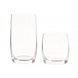 Bohemia Set de Vasos High Ball y Old Fashion Cristallin Ideal 12 Piezas Transparente-ComercializadoraZeus- 1042482338