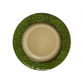 Haus Vajilla Redonda Tartan 16 Piezas Verde-ComercializadoraZeus- 1032368952