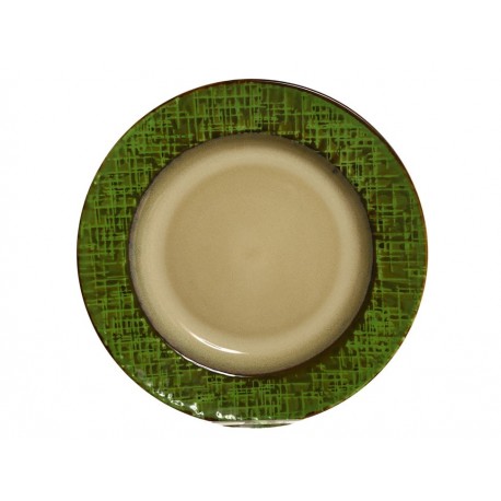 Haus Vajilla Redonda Tartan 16 Piezas Verde-ComercializadoraZeus- 1032368952