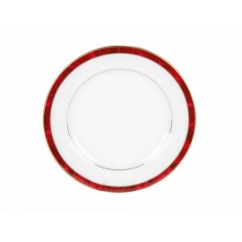 Noritake Plato Trinche Marble Blanco Rojo-ComercializadoraZeus- 1020629629