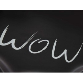 Haus Plato para Ensalada Messages Negro-ComercializadoraZeus- 1049546668