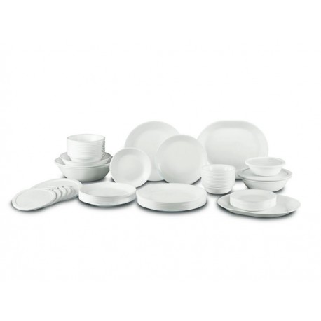 Corelle Vajilla Winter Frost White 74 Piezas Blanca-ComercializadoraZeus- 1056454078