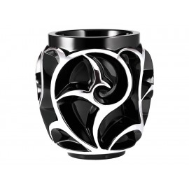 Lalique Florero Tourbillons Negro Esmalte Plata-ComercializadoraZeus- 79822884