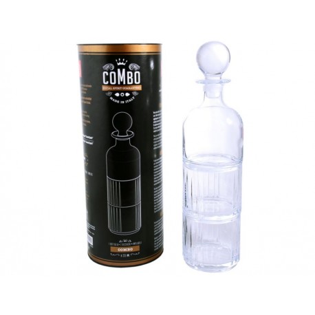 RCR Combo Licorera Cristal Transparente-ComercializadoraZeus- 1041246177