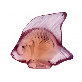 Lalique Escultura Seal Fish Opaque Pink-ComercializadoraZeus- 19809650