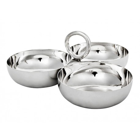 Christofle Entremesera Coctail 3 Huecos Vertigo 8Cm-ComercializadoraZeus- 19951910