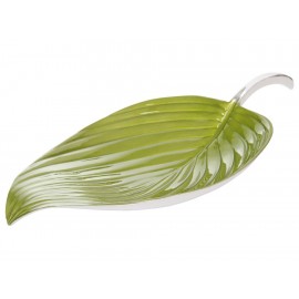 Metalart Dulcero de Mesa Hoja Decorativa Verde Hosta-ComercializadoraZeus- 1004882535
