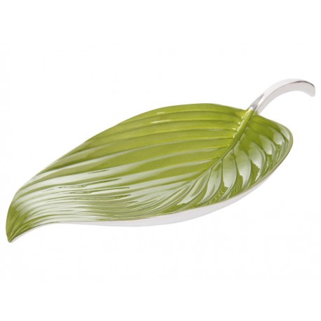 Metalart Dulcero de Mesa Hoja Decorativa Verde Hosta-ComercializadoraZeus- 1004882535