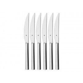 WMF Juego de Cuchillos para Carne Nuova 6 Piezas Plata-ComercializadoraZeus- 1043126462