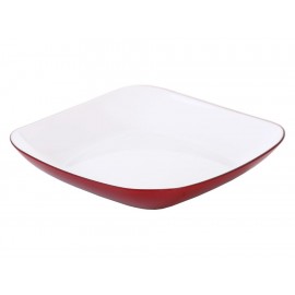 Haus Plato Postre Doble Fondo Rojo-ComercializadoraZeus- 75787952