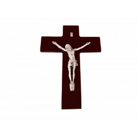 Vari Diseño Cruz con Cristo Consolador Chocolate CRU-846-ComercializadoraZeus- 1000222441