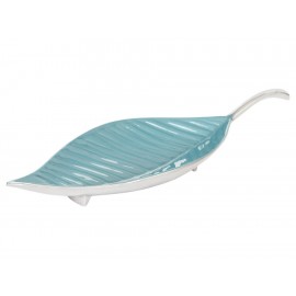 Metalart Dulcero de Mesa Hoja Decorativa Azul Nogal-ComercializadoraZeus- 1004882551