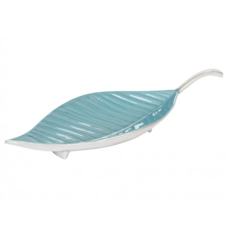 Metalart Dulcero de Mesa Hoja Decorativa Azul Nogal-ComercializadoraZeus- 1004882551