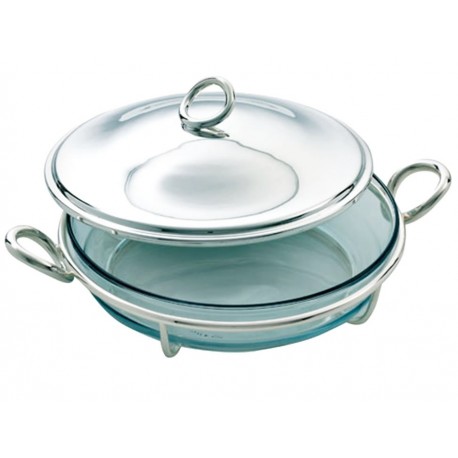 Christofle Fuente Gratinados Redonda Vertigo 25Cm-ComercializadoraZeus- 35181008