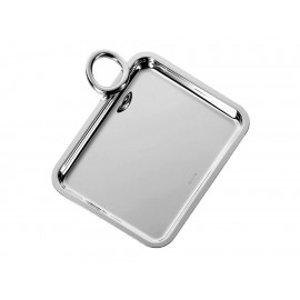 Christofle Bandeja Rectangular con un Asa Plata Vertigo-ComercializadoraZeus- 58325431