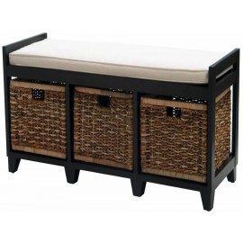 Haus Banca Mahogany con 3 Cajones Chocolate OL-SBENCH3D-ComercializadoraZeus- 1003777231
