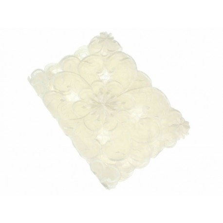 Blanme Camino de Mesa Rectangular Narciso Blanco-ComercializadoraZeus- 1032062918