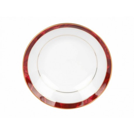 Noritake Plato Sopero Marble Blanco Rojo-ComercializadoraZeus- 1020629645