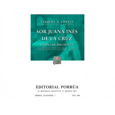 Sor Juana Inés de la Cruz Ensayo de Psicología-ComercializadoraZeus- 1038121959