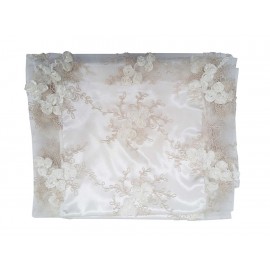 Blanme Camino de Mesa Rectangular Blanme Crudo Rositas2 SY2ECM025-2-13-ComercializadoraZeus- 1040346003