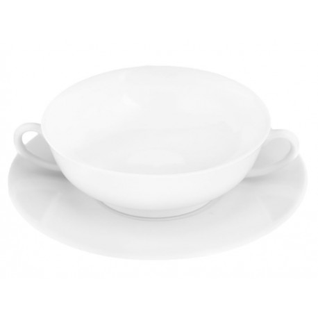 Limoges Terno para Consomé Blanco-ComercializadoraZeus- 32915582