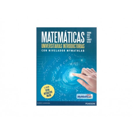 Matemáticas Universitarias Introductorias con Nivelador Mymathlab Tutor Interactivo Online-ComercializadoraZeus- 1035911690