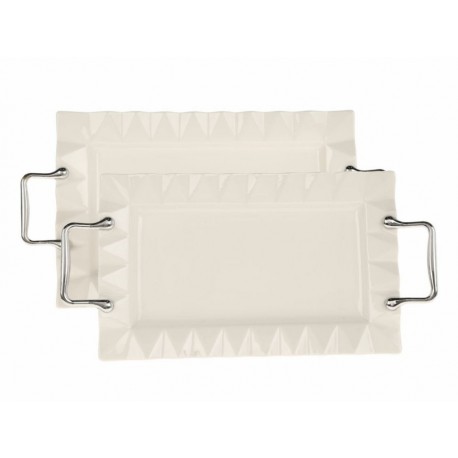 Crown Baccara Set de Platones Rectangulares-ComercializadoraZeus- 1051957501