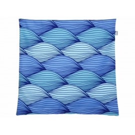 Funda para cojín Home Sweet Home hojas azul-ComercializadoraZeus- 1057788441