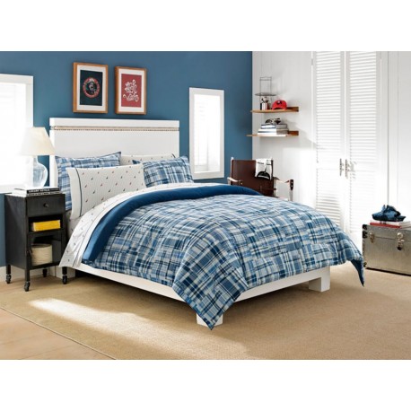 Nautica Juego de Sábanas Skysail Red Matrimonial-ComercializadoraZeus- 1052744689