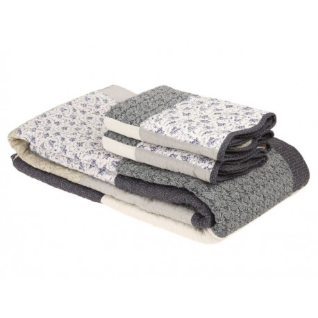 Lefko Set de Colcha King Size Pau Azul-ComercializadoraZeus- 1050078678