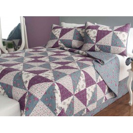 Laura Ashley Set de Edredón Sherry Individual Morado-ComercializadoraZeus- 1046242030