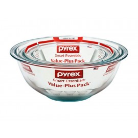 Pyrex Set de 3 Bowls Mezcladores-ComercializadoraZeus- 1047450876