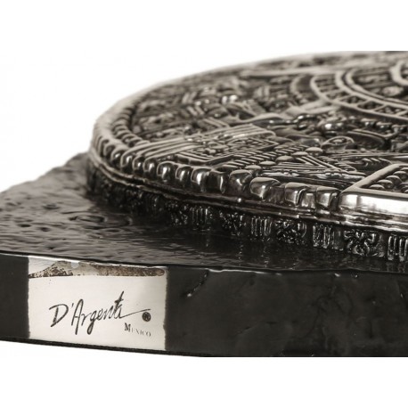 D'argenta Figura de Calendario Azteca-ComercializadoraZeus- 34624178