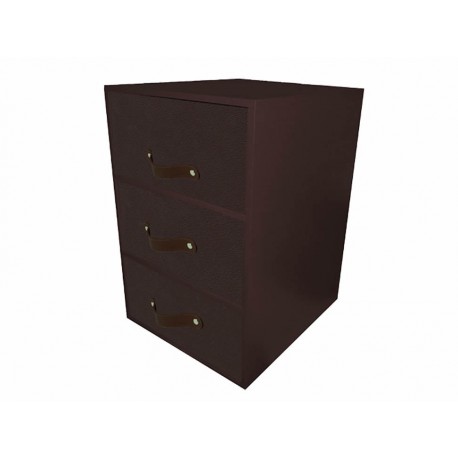 Duartee Cajonera Chocolate Cochino con 3 Divisiones-ComercializadoraZeus- 1007064540