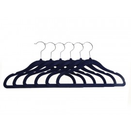 Set 6 Ganchos Terciopelo para Niño Azul-ComercializadoraZeus- 1036181989