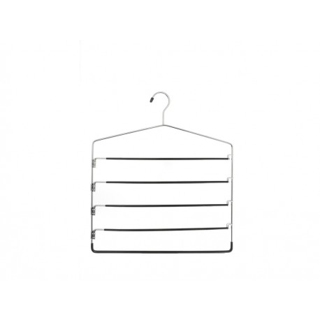 Ex Gan Gancho Cromado para Pantalón con 5 Divisiones-ComercializadoraZeus- 11813232