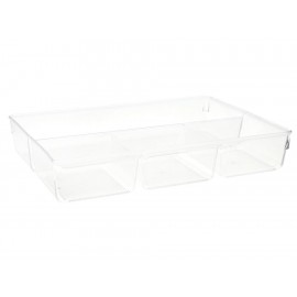 Interdesign Organizador con 4 Divisiones Transparente Linus-ComercializadoraZeus- 1039957571