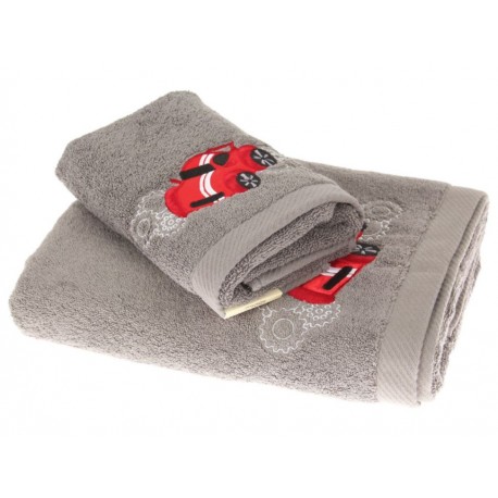 Raya Toalla Pullman Racing Gris-ComercializadoraZeus- 1050027429