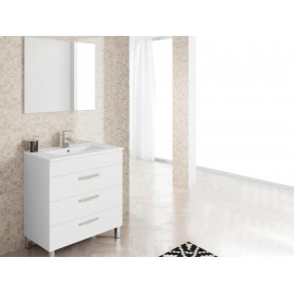 Bannio Mueble de Baño Atile Blanco Brillo 60 cm-ComercializadoraZeus- 1035282510