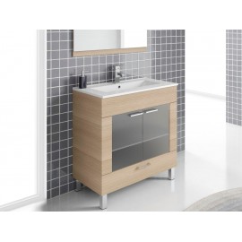 Bannio Mueble de Baño Denia Roble Americano 60 cm-ComercializadoraZeus- 1035244502