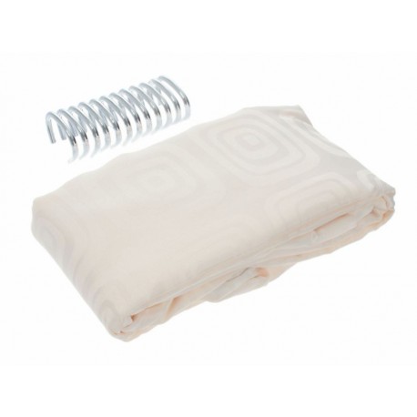 Lefko Cortina de Espirales para Baño Baige-ComercializadoraZeus- 1051209989