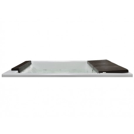 Aquaspa Tina con Hidromasaje 15-01 Rectangular con Madera Caoba-ComercializadoraZeus- 1004324371