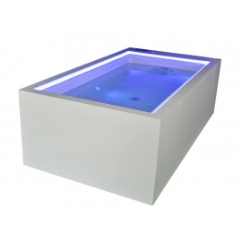 Aquaspa Tina con Hidromasaje Blanco Serie Nova 7000 con Blower-ComercializadoraZeus- 1035124744