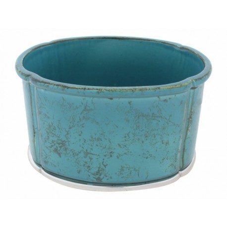 Metalart Florero Oval Contemporáneo-ComercializadoraZeus- 1050728109