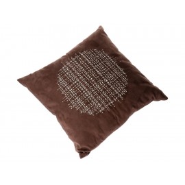 BMI Cojín Suede Circle Bord Chocolate-ComercializadoraZeus- 1021903201