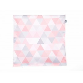 Funda para cojín Home Sweet Home Triángulos salmón-ComercializadoraZeus- 1057789421