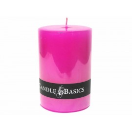 Cirio redondo Candle Basics rosa-ComercializadoraZeus- 1055535848