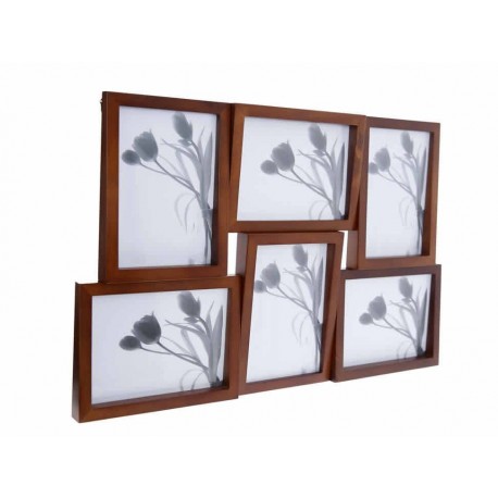 Decoregalo Portaretrato Múltiple Chocolate-ComercializadoraZeus- 1010285476